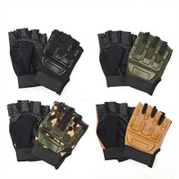 Gants de cyclisme pour enfants, demi-doigts, antidérapants, de protection, pour sports de plein air, escalade, course à pied, garçons et filles, quatre saisons