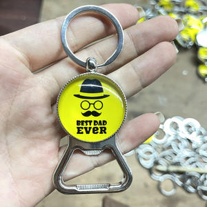 Gantungan kunci Pembuka Botol logam kreatif, hadiah promosi pembuatan ulang, Festival bir dan suvenir karnaval - Product Image 5