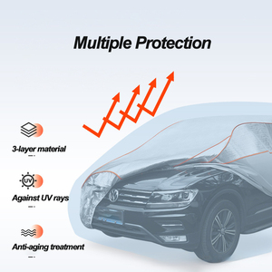 Chuyên 5Mm Mật Độ Cao EVA Đệm Bọt Nhiều Lớp Xe Mưa Đá Bảo Vệ Bìa Chuyên Ngành Mưa Đá Bảo Vệ Xe Bao Gồm - Product Image 4