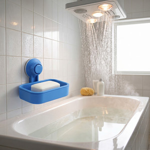 Accessori per la Casa: Set da Bagno, <span class=keywords><strong>Portasapone</strong></span> <span class=keywords><strong>a</strong></span> <span class=keywords><strong>Ventosa</strong></span> per <span class=keywords><strong>Doccia</strong></span>, <span class=keywords><strong>Portasapone</strong></span> da Parete Rimovibile - Product Image 5