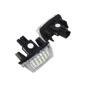 Hot Sale LED Car License Number Plate Lamps LED License Tag Lights Xenon White For Auto Car COROLLA 5D CAMRY HYBRID 12