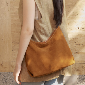 OEM/ODM工場 レディース スエード ホーボーバッグ、大容量 ファッション クロスボディバッグ、カジュアル スリングバッグ レディースバッグ カスタマイズサービス - Product Image 3