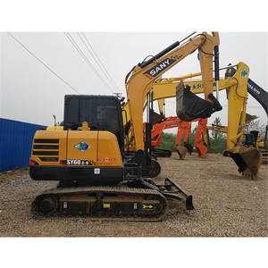 Excavadora SANY SY60 de 6 toneladas de alto rendimiento, usada, en venta. Excavadora compacta de segunda mano SY55C SY75C CAT 306 PC60. - Product Image 3