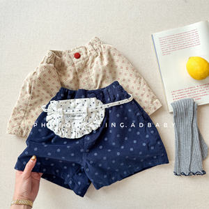 Abbigliamento per Bambini 2026, <span class=keywords><strong>Pantaloncini</strong></span> Estivi Stile Coreano a Vita Alta con Elastico in <span class=keywords><strong>Cotone</strong></span>, per Ragazzi e Ragazze - Product Image 5