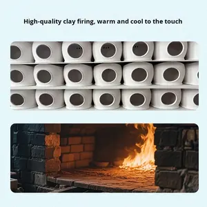 Nid en céramique pour <span class=keywords><strong>hamsters</strong></span> dorés Abri d'été frais avec maison à neige et glacière Caractéristiques Fournitures décoratives pour petits animaux - Product Image 3