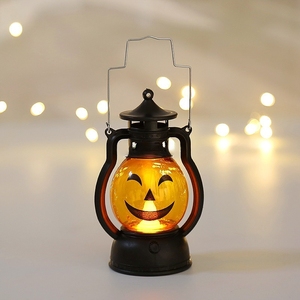 Linterna LED Portátil con Diseño de Calabaza, Decoración de Halloween, Patrón de Demonio, Juguete Infantil, Accesorio de Ambiente, Luz Blanca Cálida, IP20 - Product Image 3