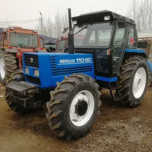二手拖拉机荷兰菲亚特110-90 110HP 4x4WD农用拖拉机农业机械和设备前端装载机梅西·弗格森
