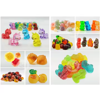 Volautomatische Fruitgelei Zacht Gevulde Snoepmachine Gelatine Pectine Zachte Gelei Gummy Productielijn