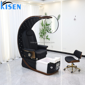 Kisen Nouveau Mobilier de Salon de Manucure Luxe Sans Tuyauterie Chaises de Pédicure Sans Plomberie Chaise de Pédicure Massante avec Spa pour les Pieds - Product Image 2