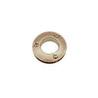 Anneau de fixation à visser en alliage de zinc de 13 mm, écologique, classique, personnalisable, pour artisanat du cuir, quincaillerie décorative, accessoire de luxe pour sac à main