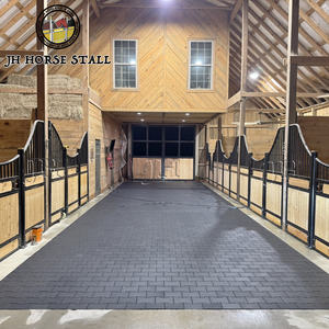 Venta caliente en <span class=keywords><strong>España</strong></span> Diseño 3D gratuito Puestos equinos permanentes Caja de caballos Paneles de puertas estables para caballos - Product Image 1