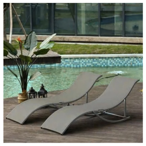 Chaise longue de plage pliable pour l'extérieur, chaise longue de piscine - Product Image 3