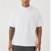 Fabricant lourd 280 GSM hommes sérigraphie T-Shirt Hip Hop coton 300 Gsm t Shirt Logo personnalisé surdimensionné 280 gsm T-shirts pour hommes