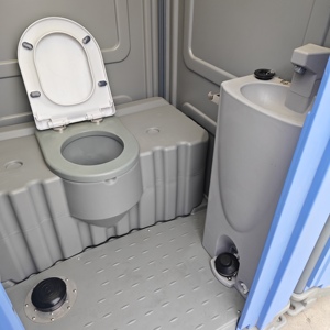 Toilette <span class=keywords><strong>chimique</strong></span> portable pour le camping, les bateaux, les voyages en plein air, avec poignée de transport - Product Image 2