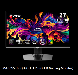 จอภาพ MAG 272UP QD-OLED E16 ขนาด 27 นิ้ว UHD 0.03ms รองรับ FreeSync Premium Pro และ G-Sync - Product Image 6