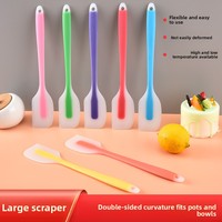 Spatule en silicone antiadhésive, résistante à la chaleur et écologique, idéale pour la pâtisserie commerciale et le mélange de gâteaux (vente en gros)