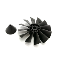 Ventilateur à conduit électrique DoBoFo EDF 70mm12 lames pour modèle d'avion à moteur RC, moteur à réaction