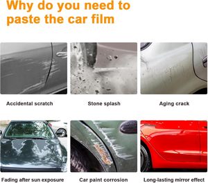 Película Protectora de Pintura para Automóvil de TPU Transparente Brillante Precortada de 8.5mil, Autoregenerable, HD, para Tesla Model Y 2020-2025 (No para Juniper) - Product Image 5