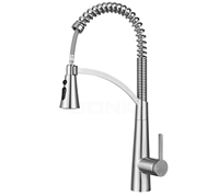 Robinet de cuisine moderne avec douchette extractible flexible à rotation 360 degrés