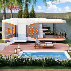 40ft di chuyển Container vận chuyển Nhà 5 phòng ngủ đúc sẵn mô-đun nhà sống làm việc cắm trại không gian Viên Nang Nhà - Product Image 3