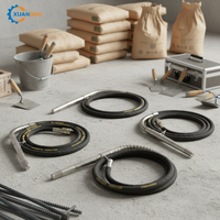 Elektrischer Betonvibrator-Schlauch mit Motor für Bauarbeiten 220V/380V Elektrisch/Benzinbetrieben 4-6m Länge