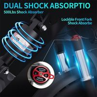 Vélo électrique pliable 20 pouces 48V, vélo électrique rapide, vélo pliant à pneus larges, double moteur, vélo de montagne électrique pour adultes