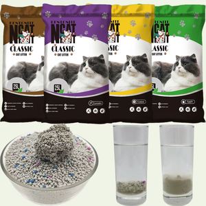 Arena para Gatos de Bentonita Aglomerante, Ecológica, Sin Polvo, Altamente Absorbente, Precio de Fábrica al por Mayor - Product Image 1