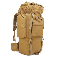Sac à dos tactique avec cadre métallique, imperméable, camouflage, fermeture éclair antivol, USB et panneau solaire, grande capacité, sac à dos d'extérieur