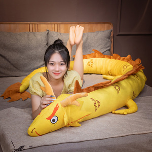 Jouet en peluche <span class=keywords><strong>dragon</strong></span> <span class=keywords><strong>totem</strong></span> poupée <span class=keywords><strong>dragon</strong></span> de feu oreiller long créatif - Product Image 4