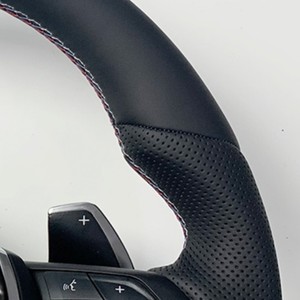 Volante Deportivo Personalizado de Cuero Negro Clásico para BMW F11 2016 <span class=keywords><strong>525D</strong></span> F32 2016 F10 F30 - Product Image 6