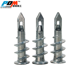 Ancrages muraux à haute capacité de charge et vis d'ancrage pour murs en béton 13*40mm, chevilles métalliques pour cloisons sèches en acier allié de zinc en stock - Product Image 1