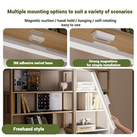 Lampe de table flexible magnétique à LED à luminosité réglable personnalisée, protection des yeux, rechargeable par USB, lumière de lecture
