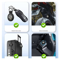 Localizador GPS Inteligente Certificado por MFi, Rastreador de Mascotas Antipérdida, Mini Buscador de Llaves, Tarjetero, Funciona con Apple y Android, Busca Mi Dispositivo