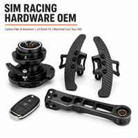 Servicio de Mecanizado CNC Personalizado para Palancas de Cambio de Simulación de Carreras y Fabricación por Contrato OEM de Liberación Rápida