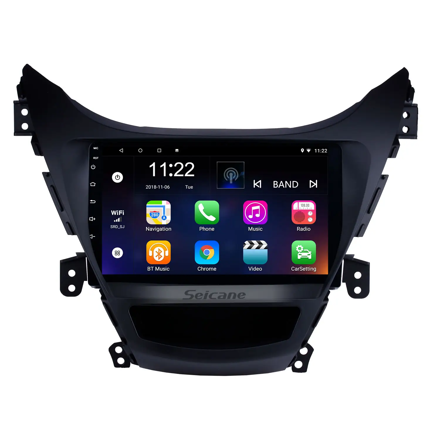 9 Inch OEM Android 13.0 Navigation System For 2011 2012 2013 Hyundai Elantra LHD With Touch Screen DVD Player TV