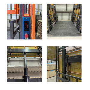 Monte-charge électrique à rail de guidage, capacité de 5 tonnes, hauteur de 9 m, acier inoxydable anti-corrosion pour monte-charge à rail de guidage - Product Image 4