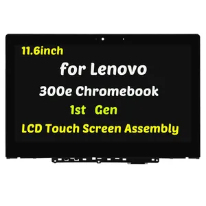 GBOLE Compatible 11.6" HD LCD Touch Screen Digitizer Assembly Replacement For Lenovo 300e Chromebook 81H0 81H00000US 5D10Q93993