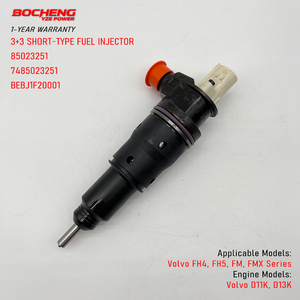 Injecteur de carburant 85023251, injecteur diesel Common Rail, buse 85023258 pour Volvo FH5 FM Truck, moteur Renault D13K 7485023251 - Product Image 1