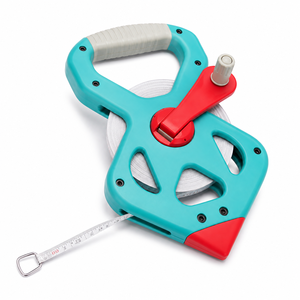 Misuratore <span class=keywords><strong>a</strong></span> nastro in fibra di vetro per impieghi gravosi con bobina aperta, strumento di misurazione <span class=keywords><strong>a</strong></span> manovella per lunghe distanze, per edilizia e topografia, 50m <span class=keywords><strong>Pollici</strong></span> mm - Product Image 6