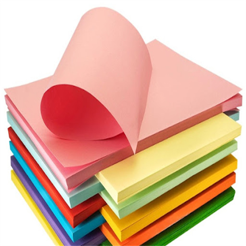 Colored Paper and Colored Cardboard for Printing Craft Packaging School and Office Use