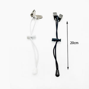 Cuerda elástica ajustable con doble <span class=keywords><strong>clip</strong></span> para fijación lateral de telón de fondo fotográfico, antiarrugas para pantalones, 0.3x20, en stock - Product Image 3