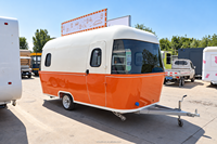 Remorque mobile commerciale pour café et nourriture, idéale pour le camping en plein air, la vente de thé au lait et de crème glacée dans la rue