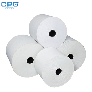 Papel Térmico al por Mayor de Primera Calidad para Cajas Registradoras, Rollos de 57x40mm y 80x80mm, 60gsm, para Impresión de Tickets de Sistema de Cola Bancaria - Product Image 1