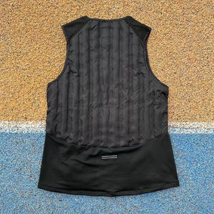Gilet Sportivo Invernale da Uomo, Giacca Senza Maniche Leggera Imbottita, Traspirante ad Asciugatura Rapida, Scollo a V con Cerniera per Escursionismo e Corsa - Product Image 6