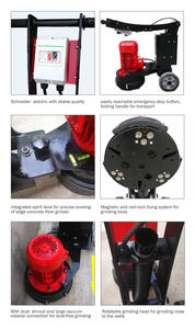 RONLON-Marco plegable R250 para un fácil <span class=keywords><strong>transporte</strong></span>, amoladora <span class=keywords><strong>de</strong></span> suelo <span class=keywords><strong>de</strong></span> hormigón con vacío, precio <span class=keywords><strong>de</strong></span> fábrica - Product Image 3