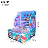 Machine d'arcade de basket-ball miniature d'intérieur pour deux joueurs, à monnayeur, jeu de basket-ball de rue pour enfants