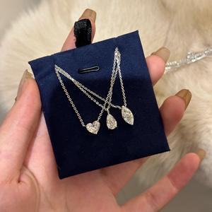 สร้อยคอเงินแท้ S925 เคลือบทอง ดีไซน์ใบมีดย้อนยุค สไตล์วินเทจ เรียบง่าย ทันสมัย แบบดึงออกได้ - Product Image 3