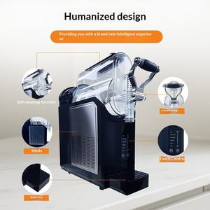 Machine à neige compacte pour usage domestique, broyeur de glace électrique, machine à boissons glacées, auto-nettoyante pour smoothies et slushies, vente en gros - Product Image 4