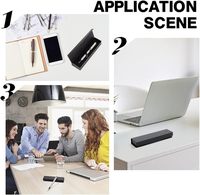 Boîte cadeau auto-érectible en carton noir texturé lin avec gaufrage et impression UV, personnalisable en gros