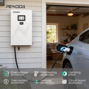 ペノダ PDA-21 21kW 急速<span class=keywords><strong>DC</strong></span> EV充電器 レベル2 220V-240V ウォールボックス CCS1/CCS2GBT/NACS スマートEVSE 新型 北米向け - Product Image 6